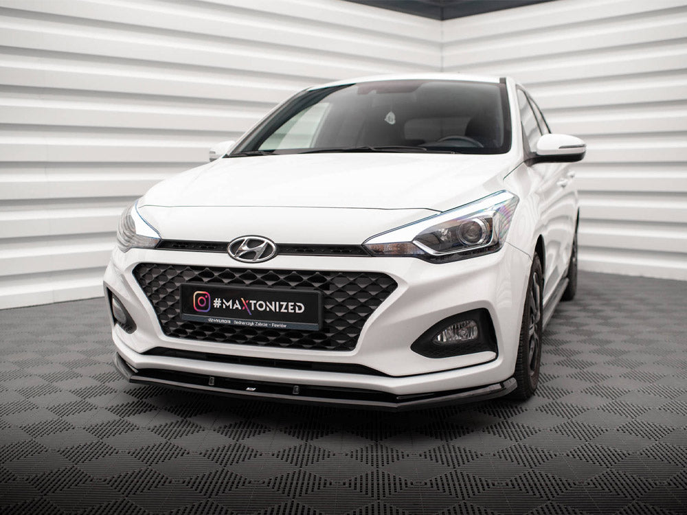 Front Splitter Front Splitter V.1 Hyundai I20 Mk2 Facelift