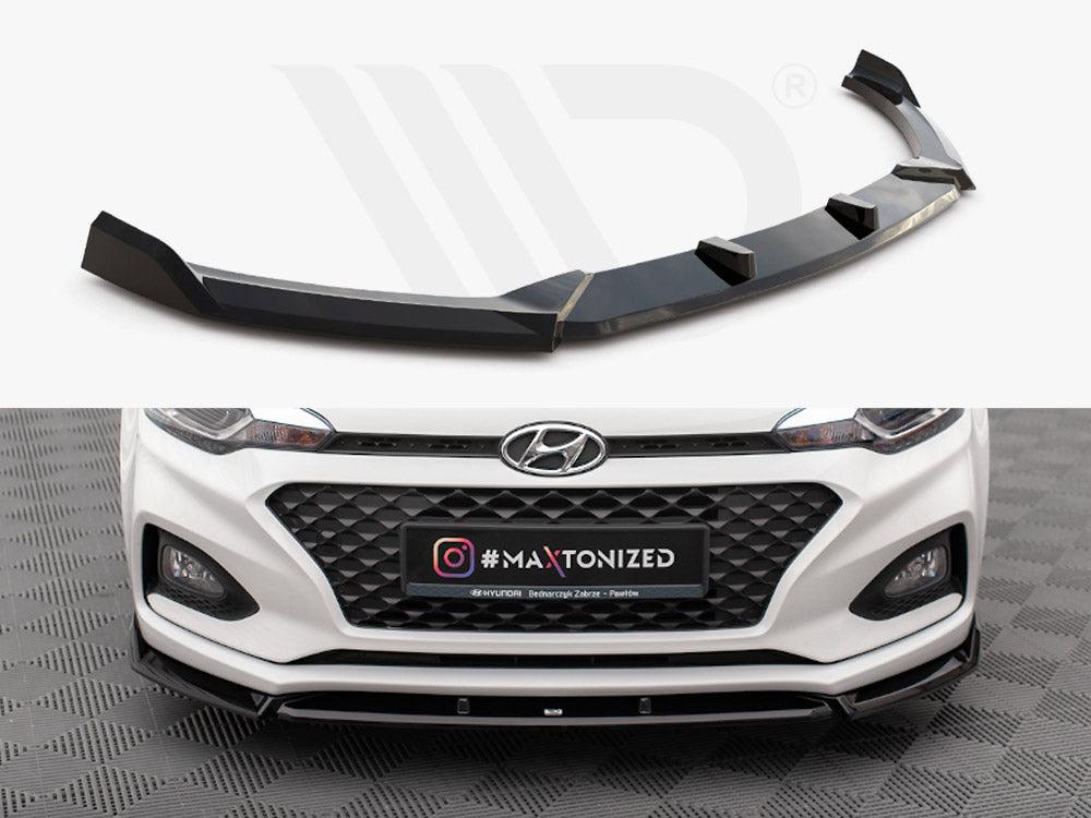 Front Splitter Front Splitter V.2 Hyundai I20 Mk2 Facelift