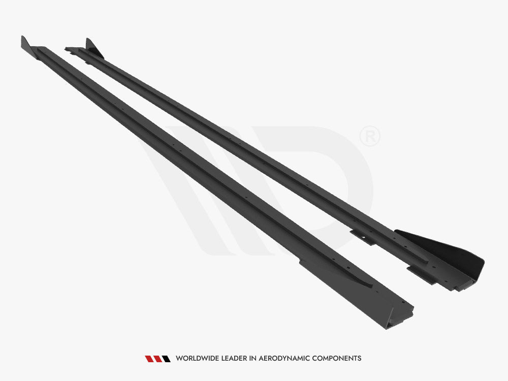 Street PRO Side Skirts Diffusers + Flaps Audi RS6 Avant C6