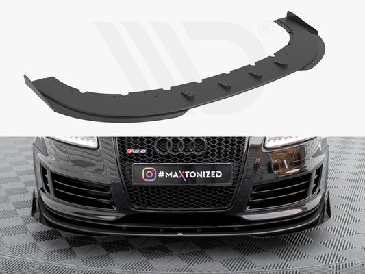 Street PRO Front Splitter + Flaps Audi RS6 Avant C6