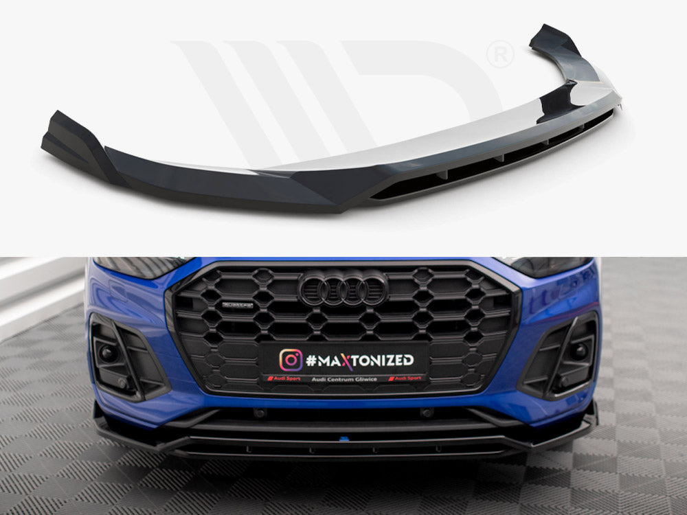 Front Splitter V.1 Audi SQ5 / Q5 S-Line SUV / Sportback Mk2 Facelift