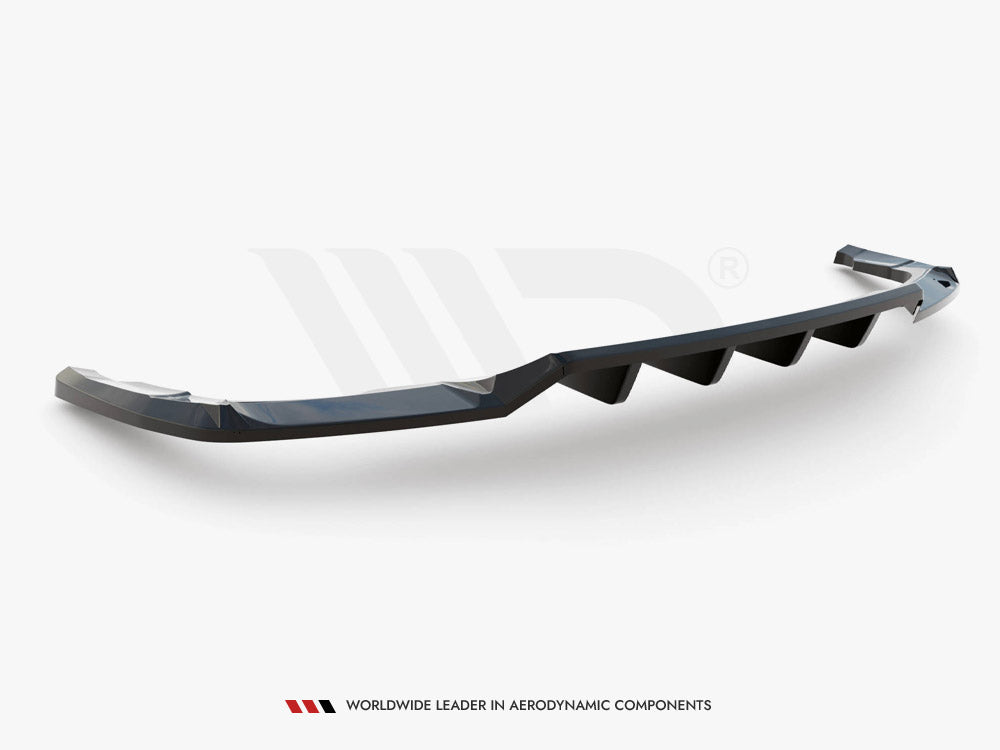 Central Rear Splitter (Vertical Bars) Audi Q5 S-Line SUV Mk2 Facelift