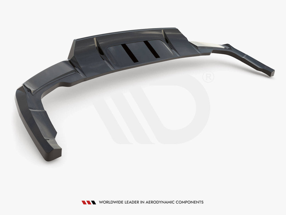 Central Rear Splitter (Vertical Bars) Audi Q5 S-Line SUV Mk2 Facelift