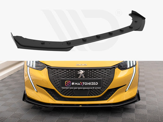 Street PRO Front Splitter + Flaps Peugeot 208 GT Mk2