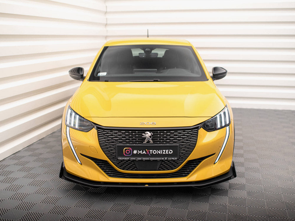 Street PRO Front Splitter + Flaps Peugeot 208 GT Mk2