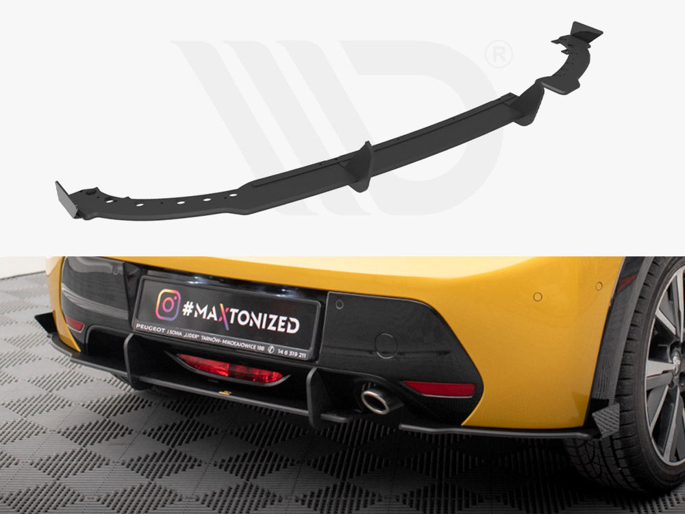 Street PRO Rear Valance + Flaps Peugeot 208 GT Mk2