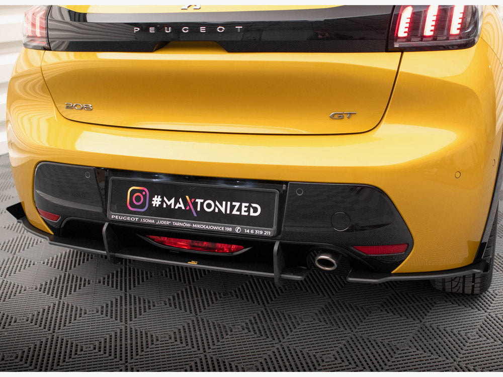 Street PRO Rear Valance + Flaps Peugeot 208 GT Mk2