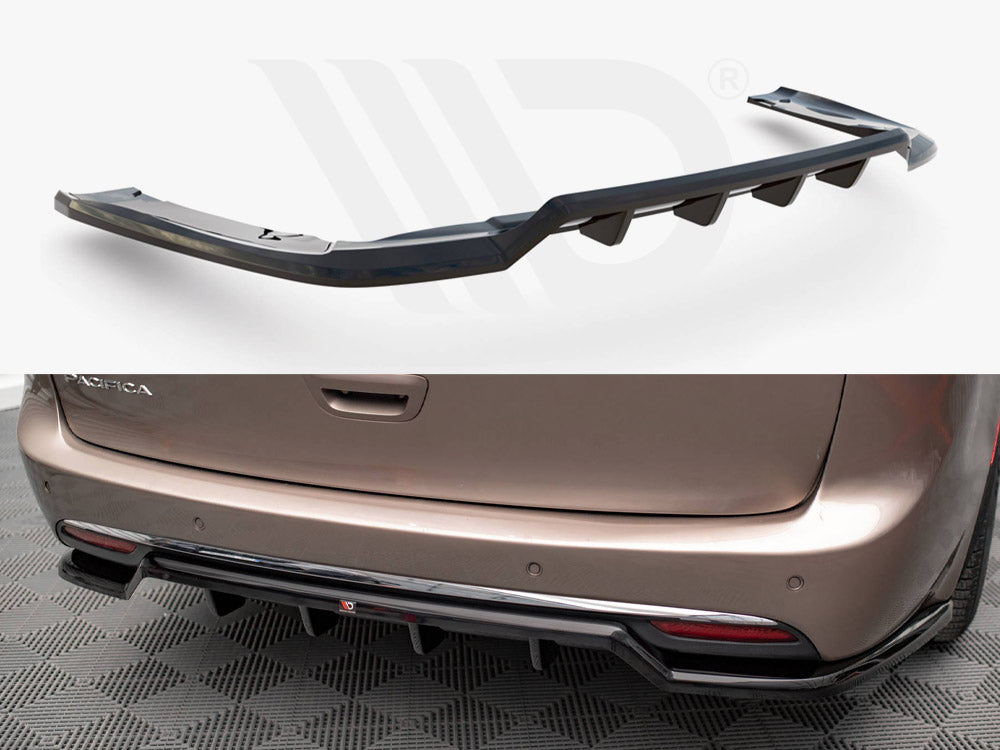 Central Rear Splitter (Vertical Bars) Chrysler Pacifica Mk2