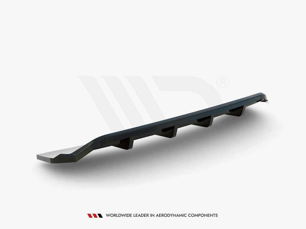 Central Rear Splitter (Vertical Bars) Audi A4 Competition B9