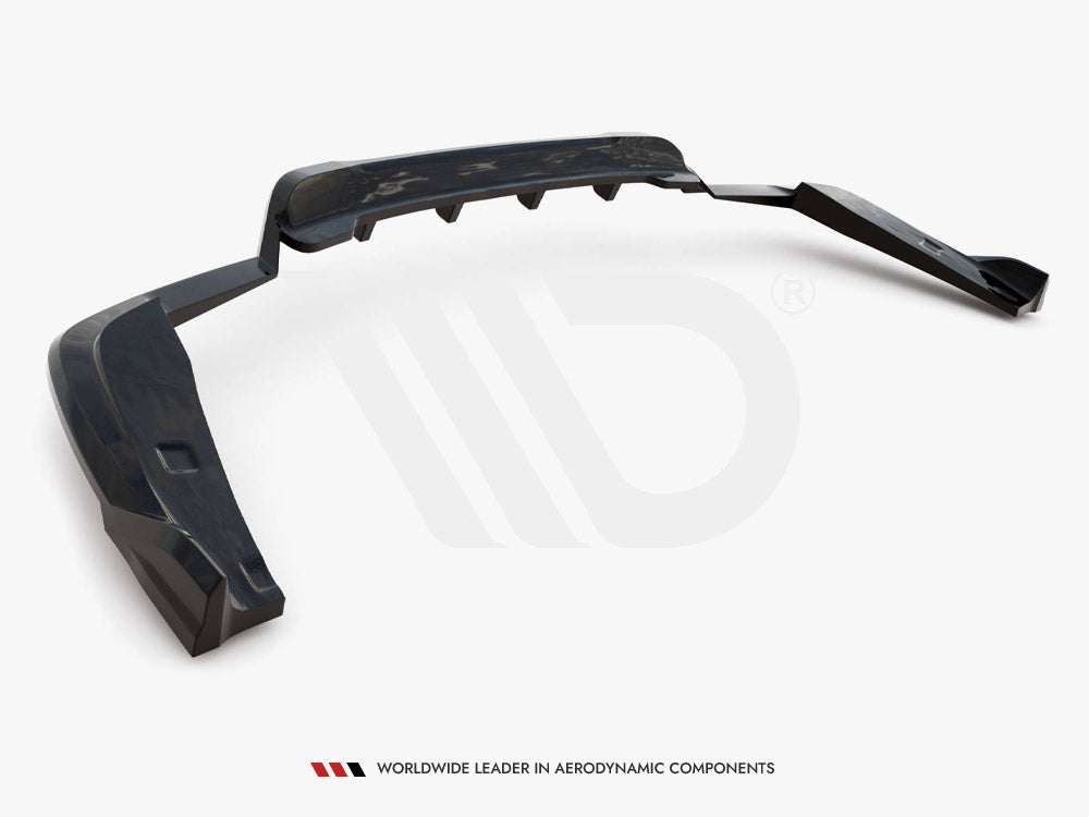 Central Rear Splitter (Vertical Bars) V.2 BMW X4 M40i G02