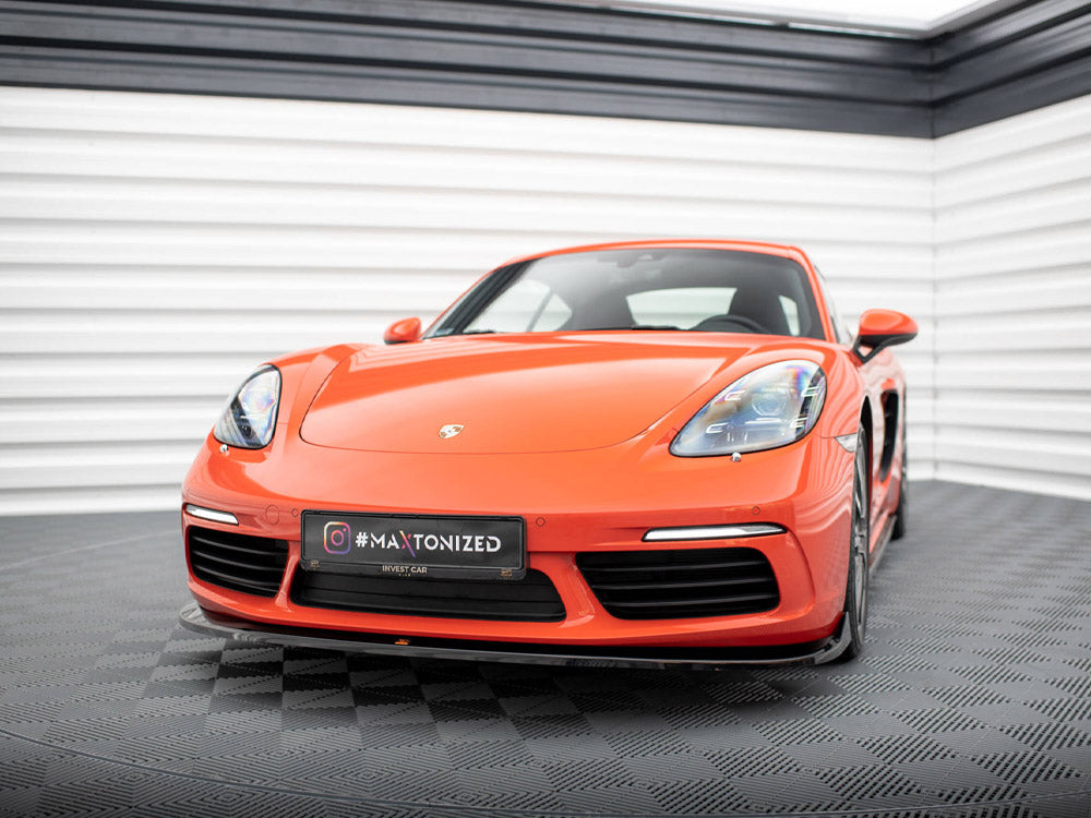 Front Splitter V.2 Porsche 718 Cayman 982c