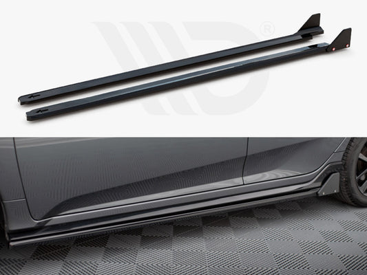 Side Skirts Diffusers + Flaps Honda Civic Sport Mk 10