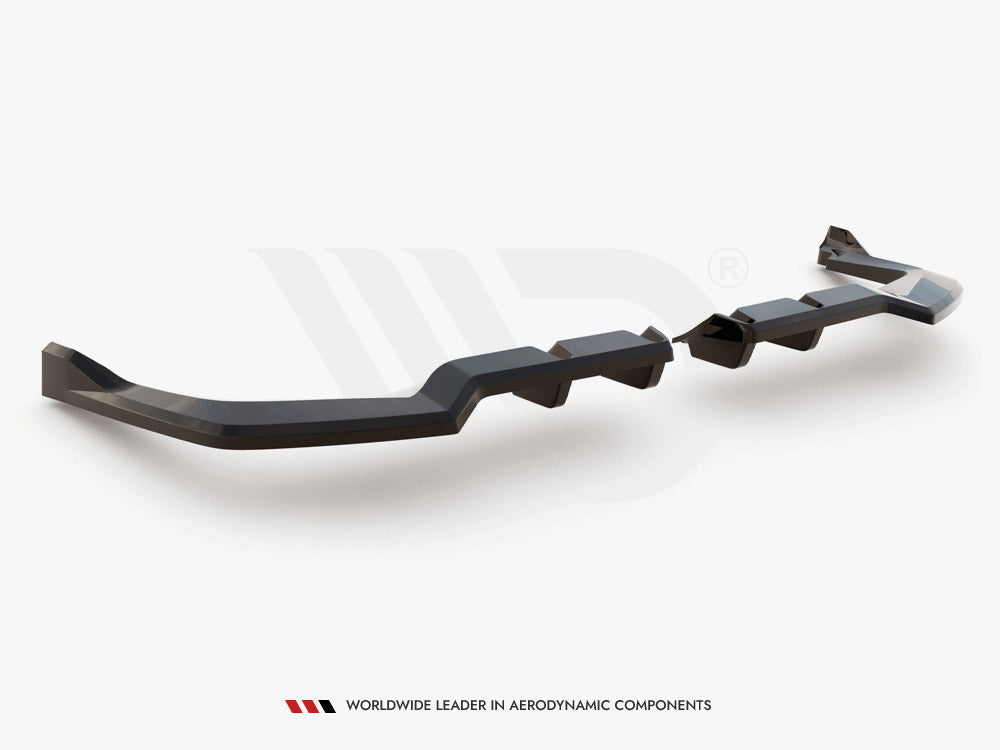 Central Rear Splitter (Vertical Bars) V.2 Honda Civic Type-R Mk 11