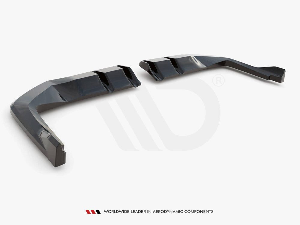 Central Rear Splitter (Vertical Bars) V.2 Honda Civic Type-R Mk 11