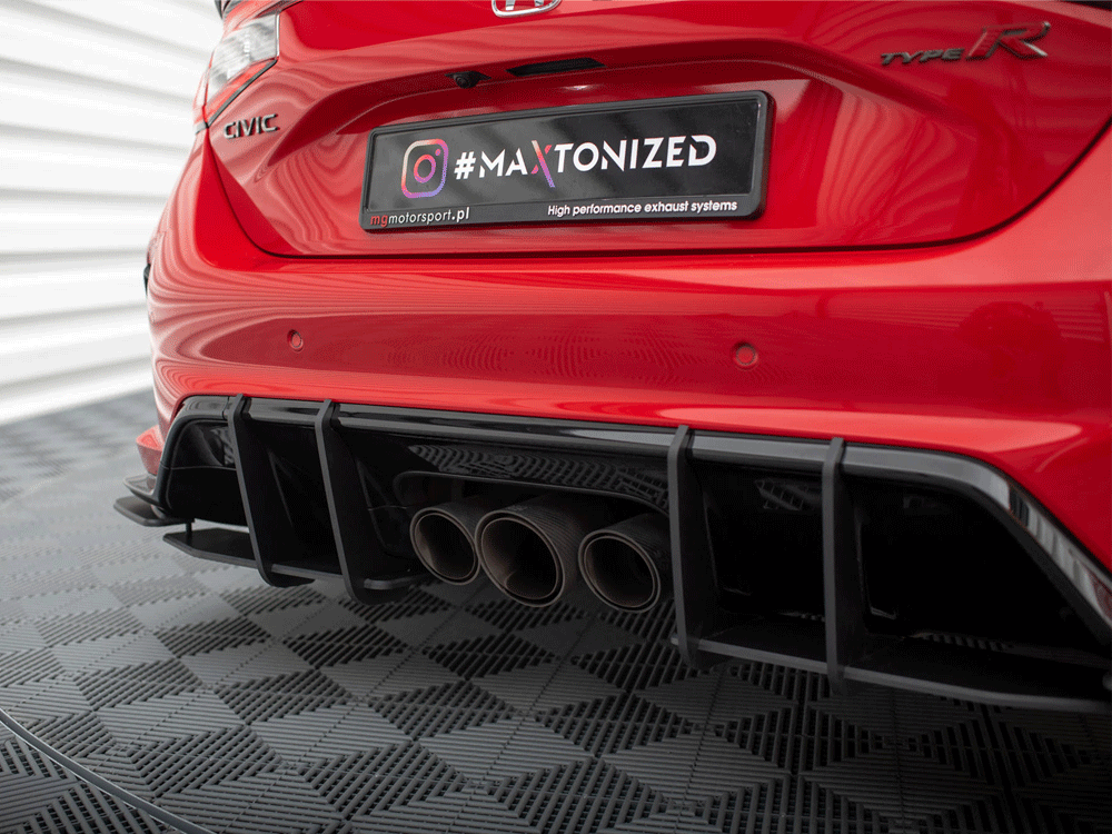 Street PRO Rear Diffuser + Flaps Honda Civic Type-R Mk 11