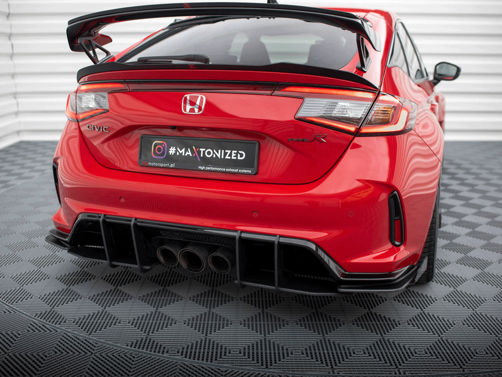 Street PRO Rear Diffuser + Flaps Honda Civic Type-R Mk 11