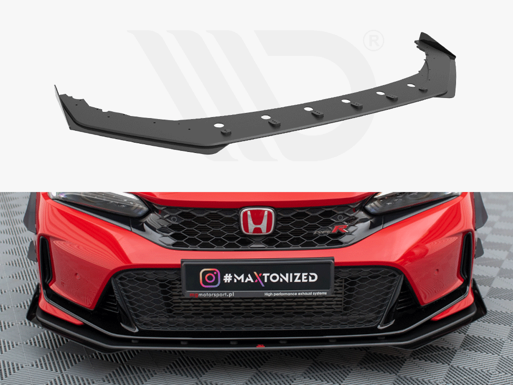 Street PRO Front Splitter + Flaps Honda Civic Type-R Mk 11