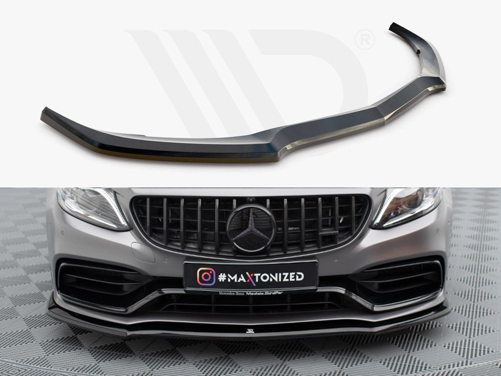 Front Splitter V.1 Mercedes-AMG C63 Sedan / Estate W205 Facelift