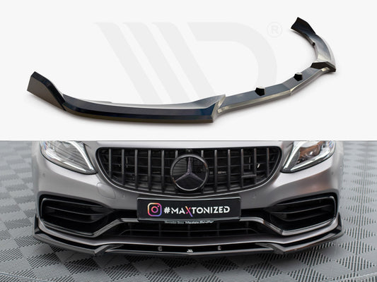 Front Splitter V.2 Mercedes-AMG C63 Sedan / Estate W205 Facelift