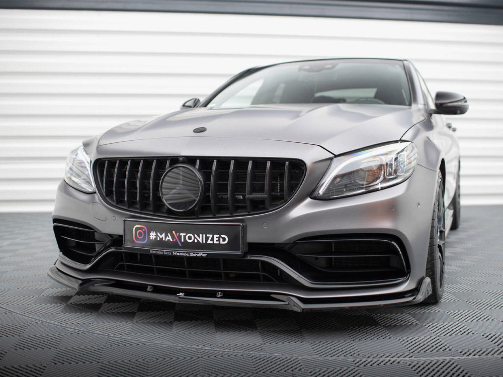 Front Splitter V.2 Mercedes-AMG C63 Sedan / Estate W205 Facelift