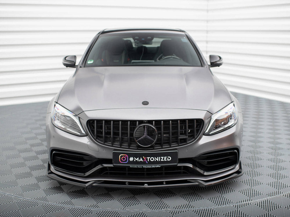 Front Splitter V.2 Mercedes-AMG C63 Sedan / Estate W205 Facelift