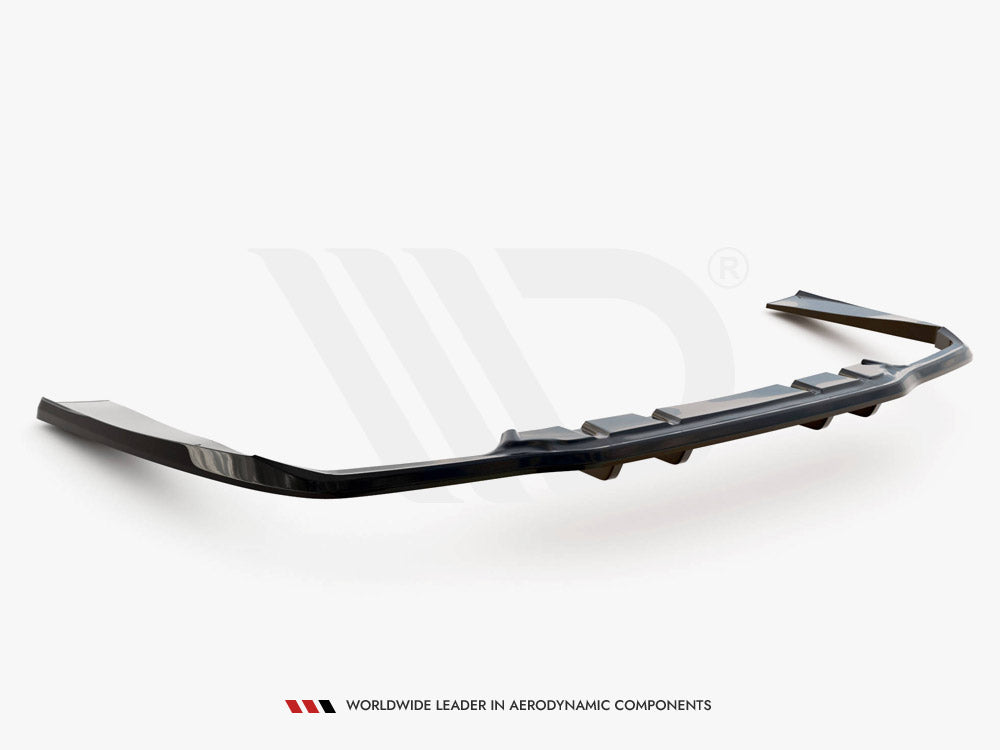 Central Rear Splitter (Vertical Bars) Mercedes-AMG C63 Sedan / Estate W205 Facelift