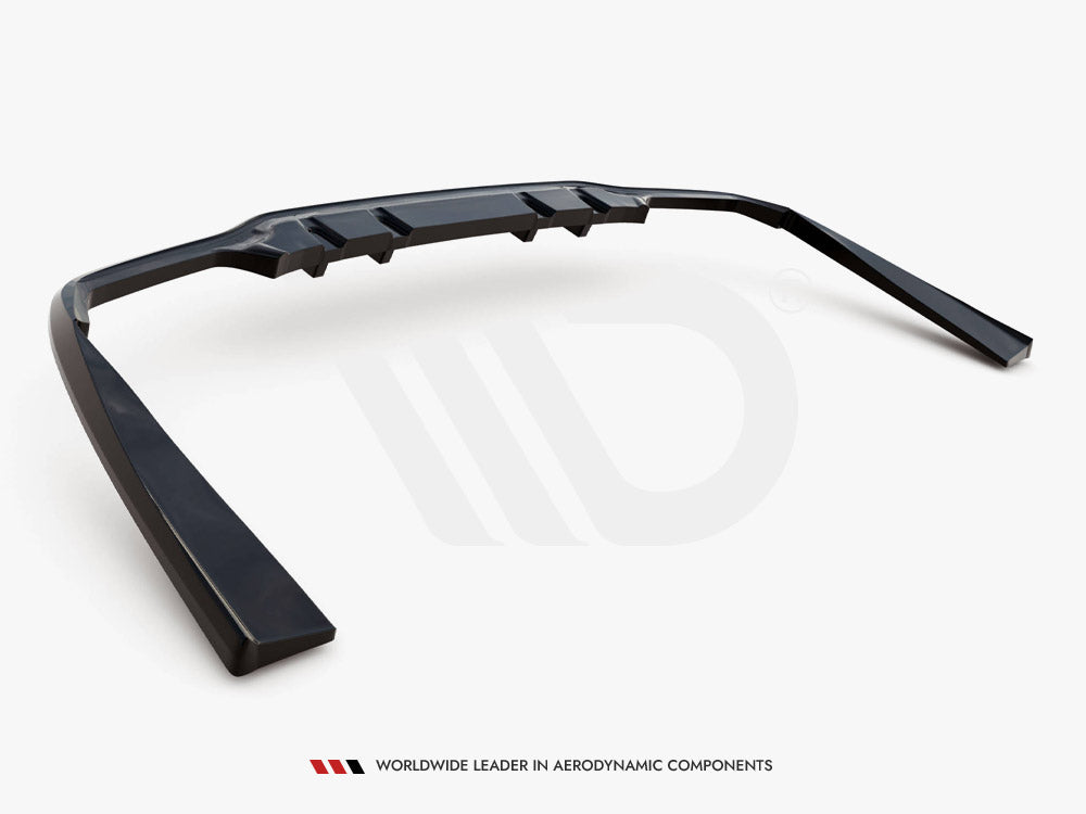 Central Rear Splitter (Vertical Bars) Mercedes-AMG C63 Sedan / Estate W205 Facelift