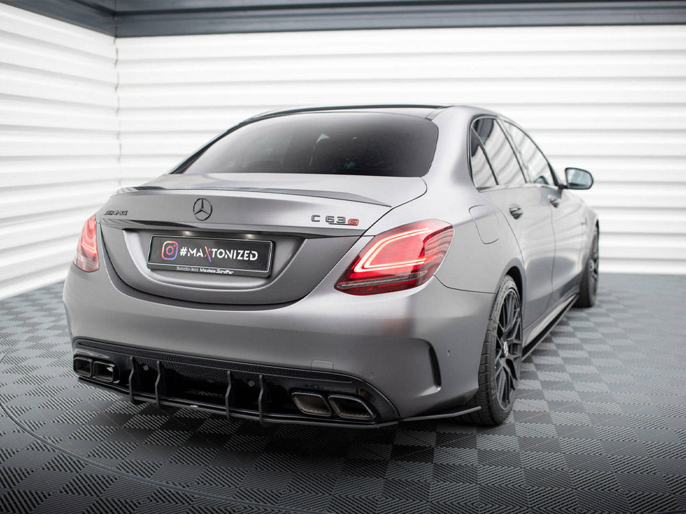 Street Pro Rear Side Splitters Mercedes-AMG C63 Sedan / Estate W205 Facelift