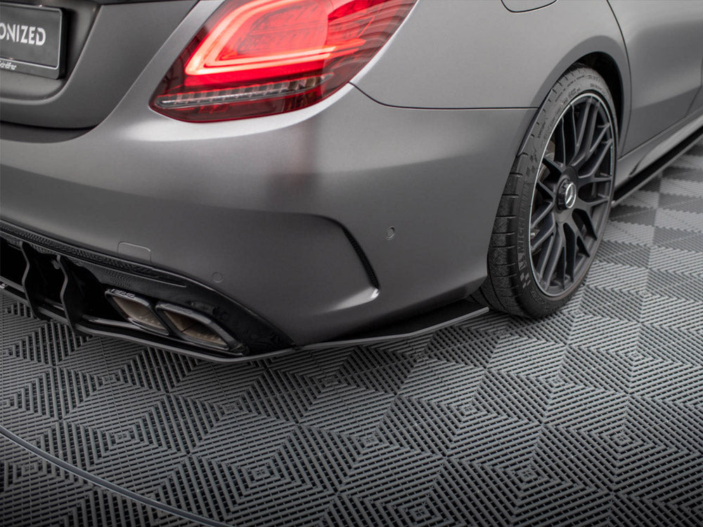 Street Pro Rear Side Splitters Mercedes-AMG C63 Sedan / Estate W205 Facelift