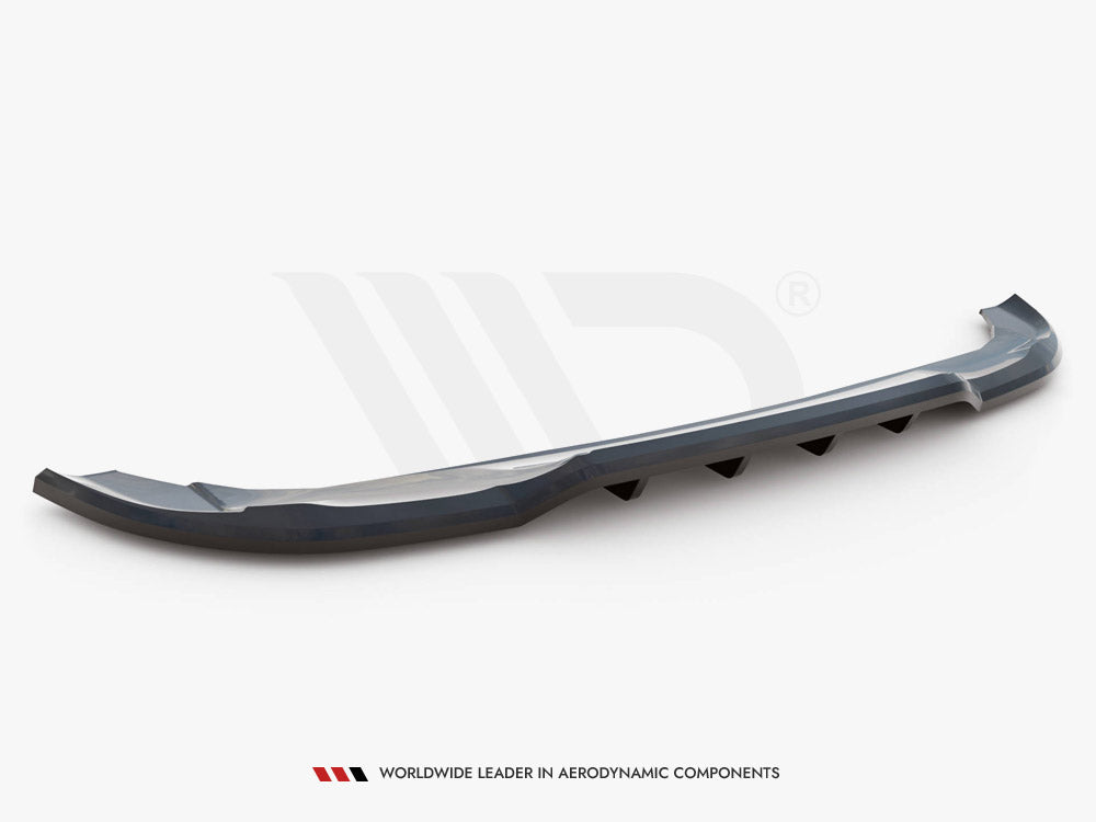 Central Rear Splitter (Vertical Bars) Mercedes-Benz A AMG-Line W176 Facelift