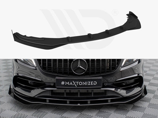 Street PRO Front Splitter + Flaps Mercedes-Benz A AMG-Line W176 Facelift