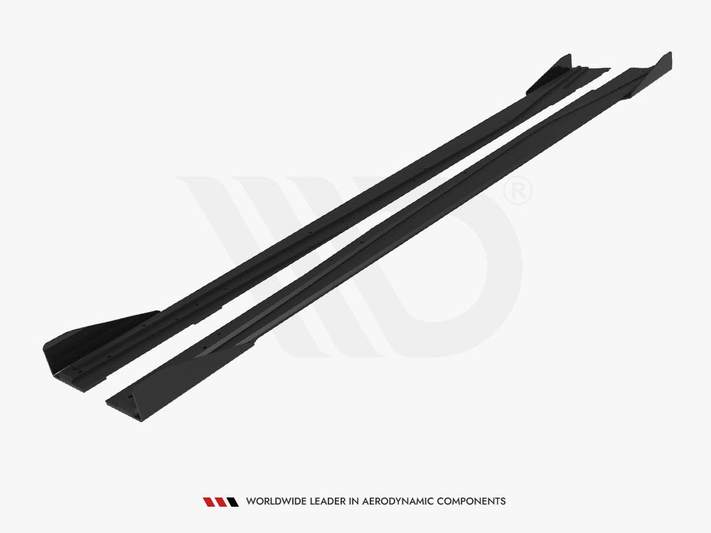 Street PRO Side Skirts Diffusers + Flaps Mercedes-Benz A AMG-Line W176 Facelift