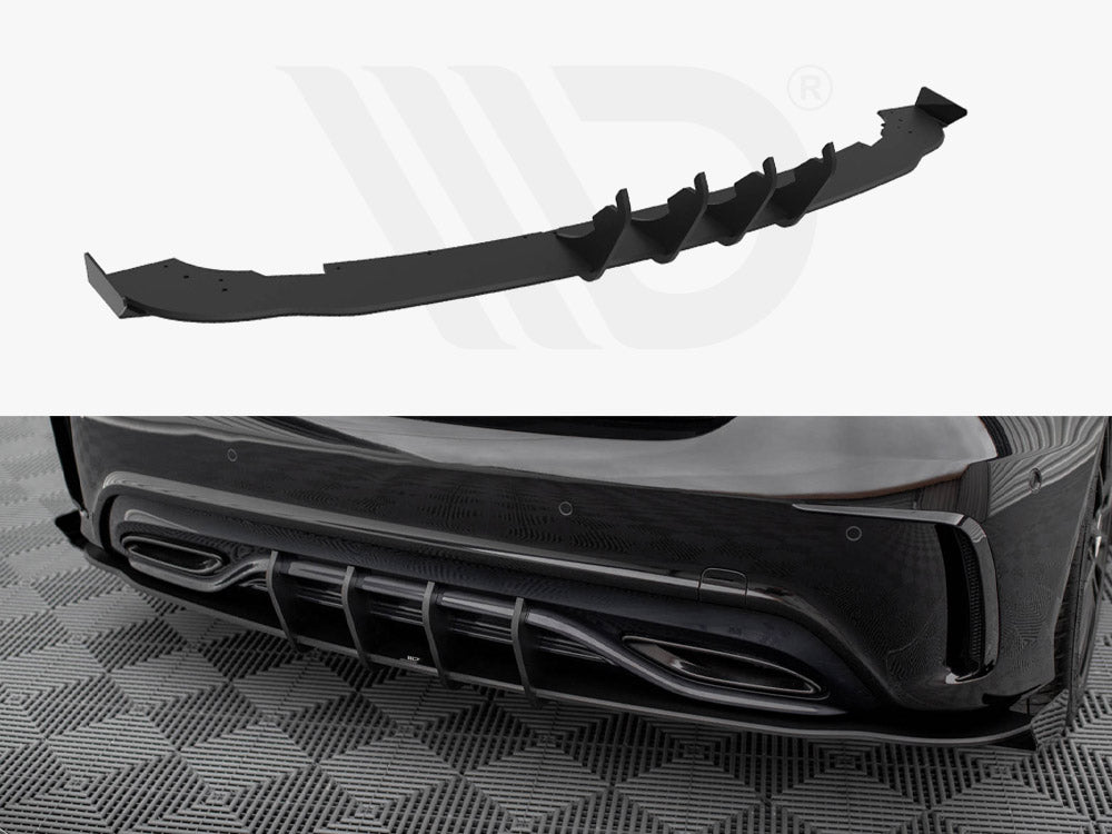 Street PRO Rear Diffuser + Flaps Mercedes-Benz A AMG-Line W176 Facelift