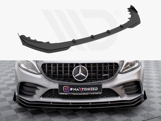 Street PRO Front Splitter + Flaps Mercedes-AMG C43 Coupe C205 Facelift