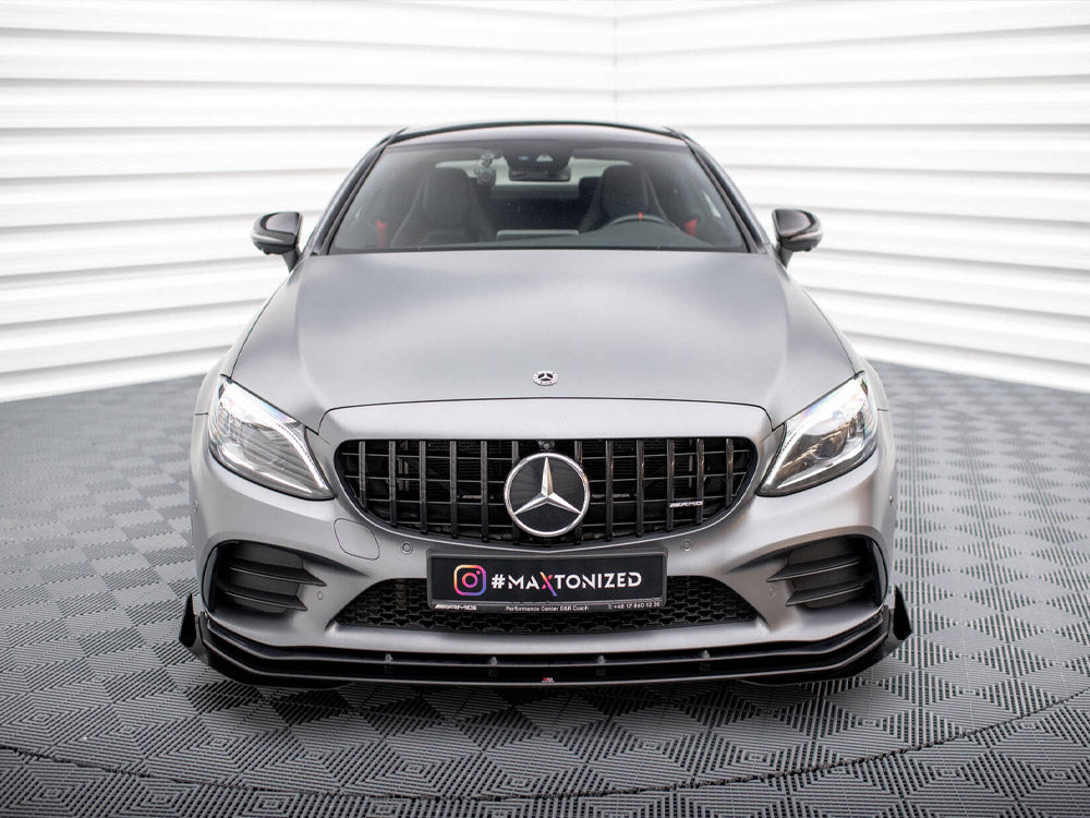 Street PRO Front Splitter + Flaps Mercedes-AMG C43 Coupe C205 Facelift