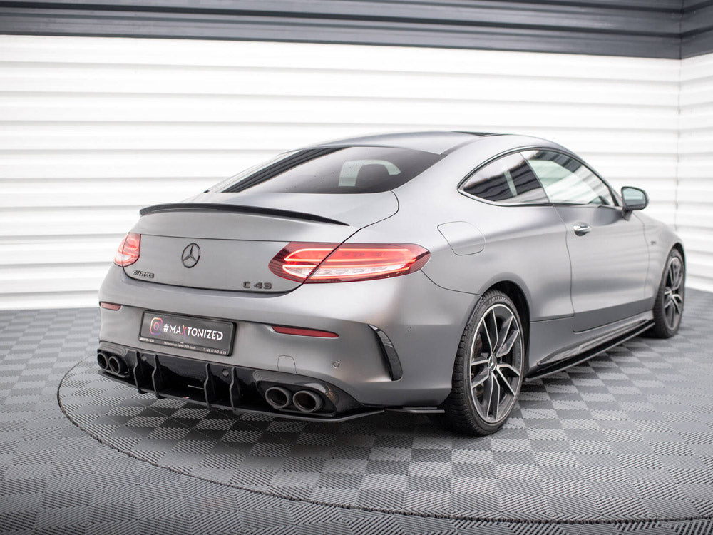 Street Pro Rear Side Splitters Mercedes-AMG C43 Coupe C205 Facelift