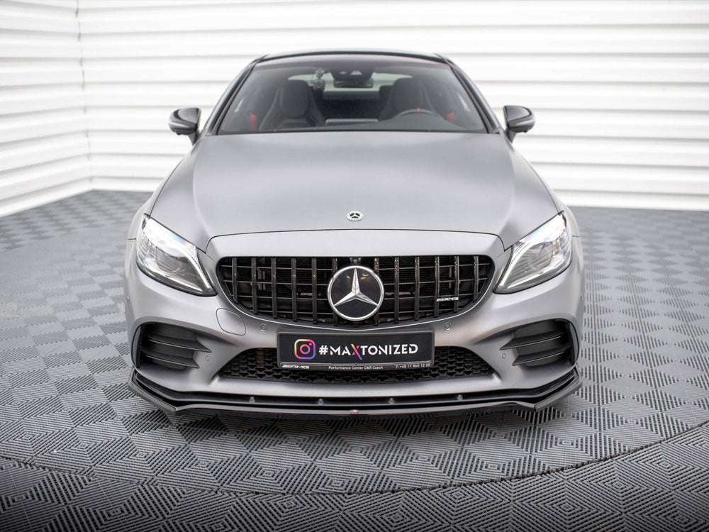 Front Splitter V.1 Mercedes-AMG C43 Coupe / Sedan C205 / W205 Facelift