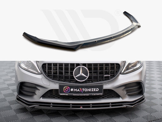 Front Splitter V.2 Mercedes-AMG C43 Coupe / Sedan C205 / W205 Facelift