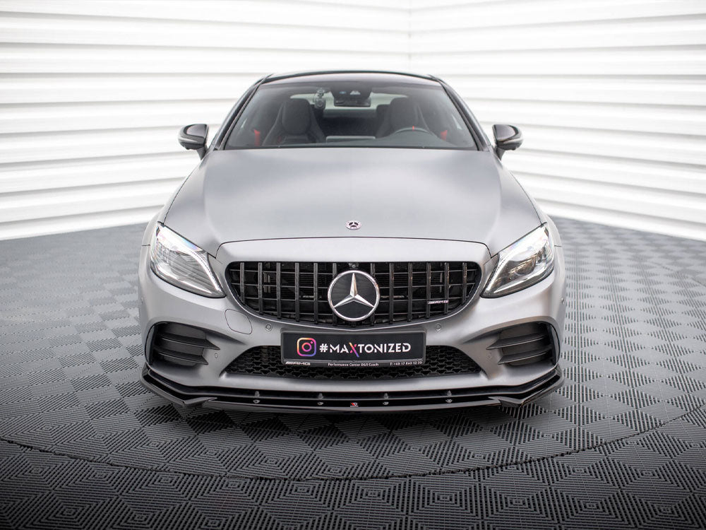 Front Splitter V.2 Mercedes-AMG C43 Coupe / Sedan C205 / W205 Facelift