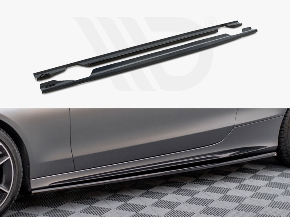 Side Skirts Diffusers Mercedes-AMG C43 Coupe C205 Facelift