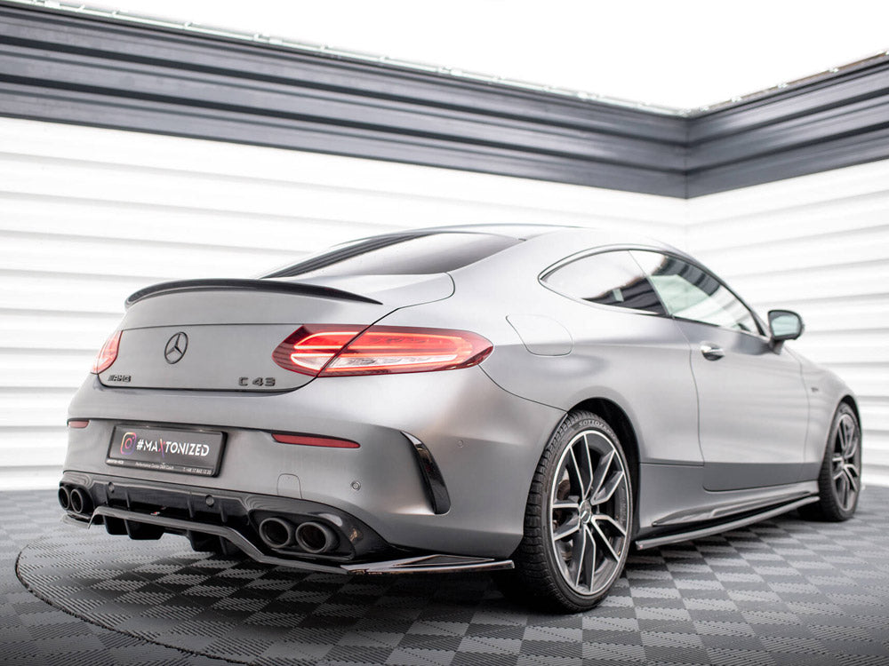 Central Rear Splitter (Vertical Bars) Mercedes-AMG C43 Coupe C205 Facelift