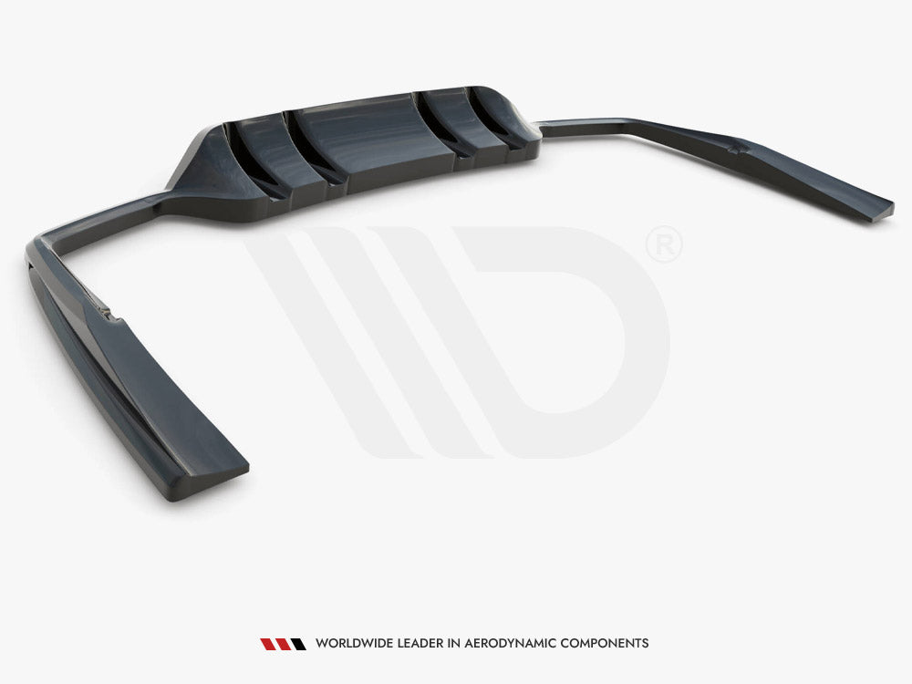 Central Rear Splitter (Vertical Bars) Mercedes-AMG C43 Coupe C205 Facelift