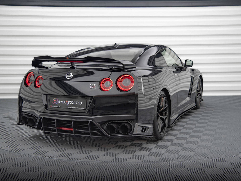 Street Pro Rear Side Splitters Nissan GTR R35 2nd Facelift