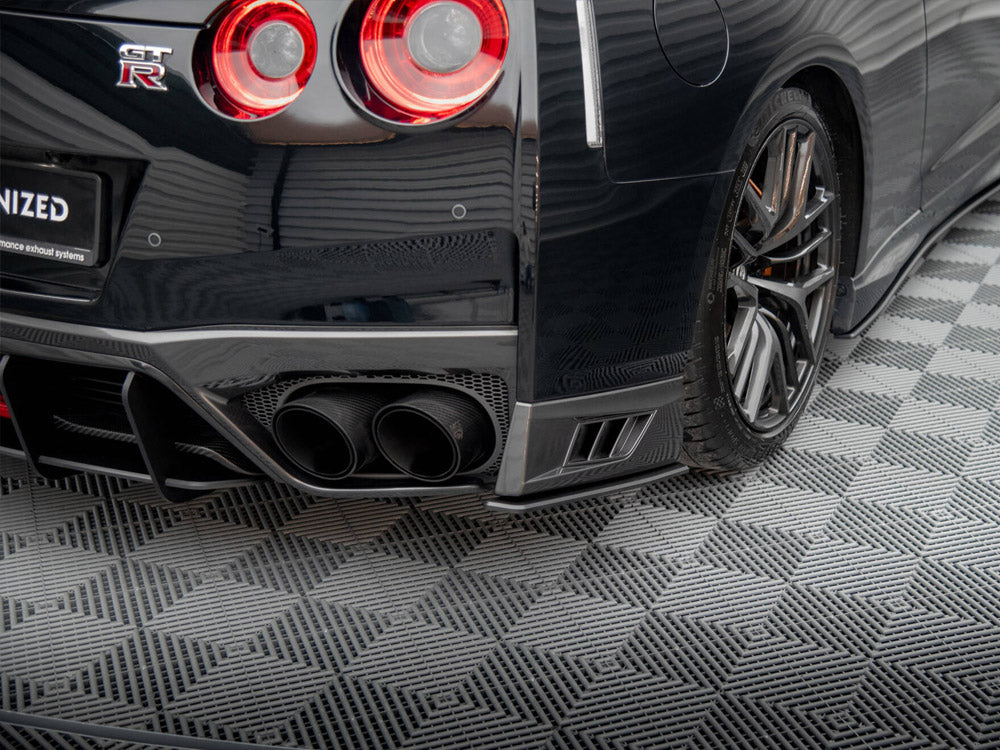 Street Pro Rear Side Splitters Nissan GTR R35 2nd Facelift