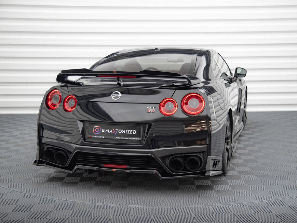 Central Rear Splitter (Vertical Bars) Nissan GTR R35 Facelift