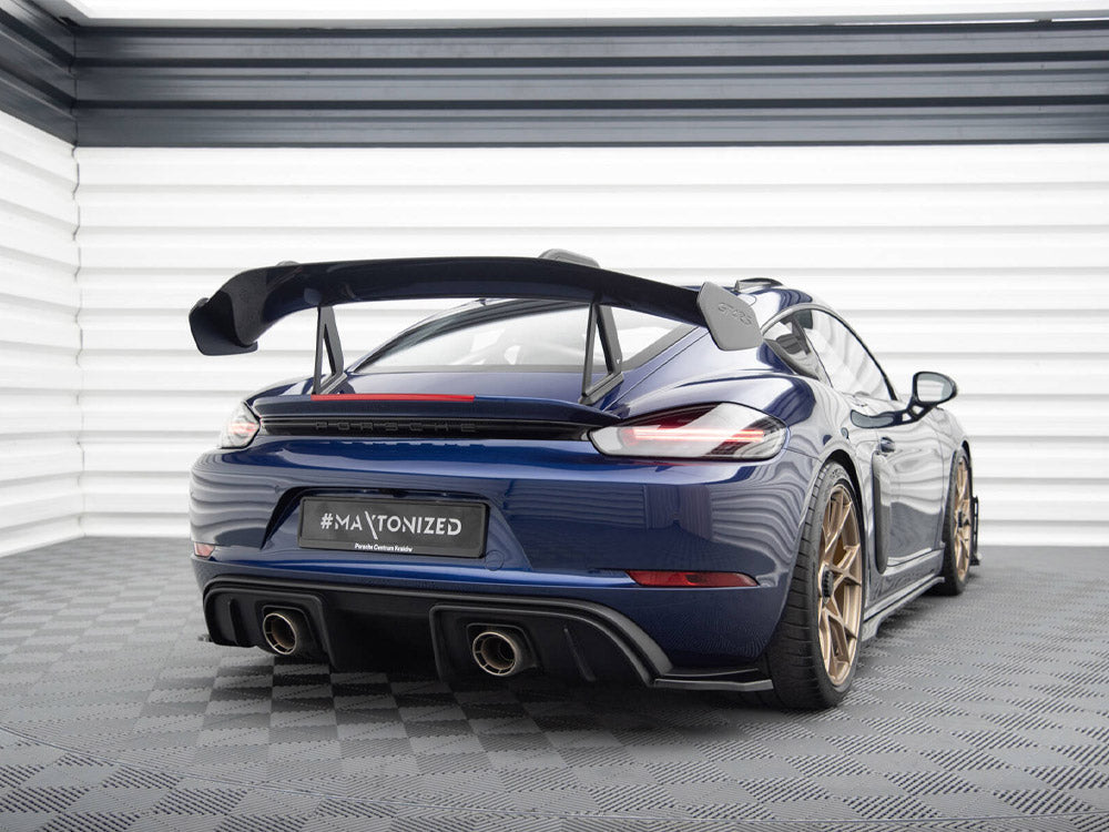 Rear Side Splitters Porsche 718 Cayman GT4 RS 982c