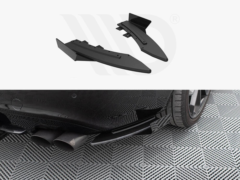 Street Pro Rear Side Splitters + Flaps Audi S5 / A5 S-Line Coupe / Cabrio 8T