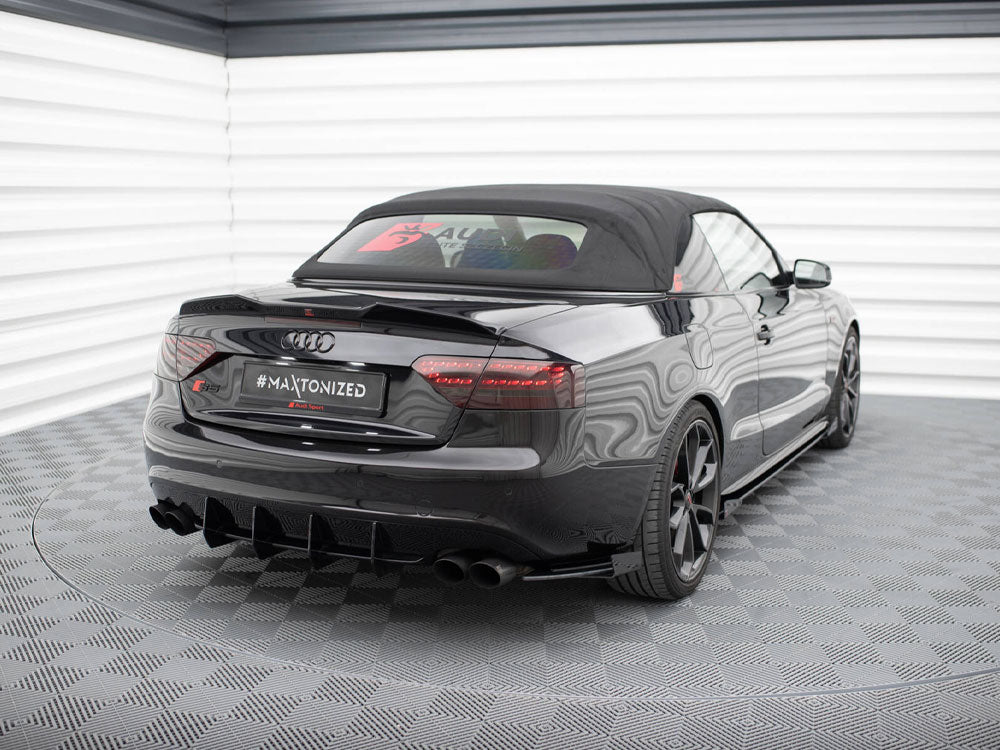 Street Pro Rear Side Splitters + Flaps Audi S5 / A5 S-Line Coupe / Cabrio 8T