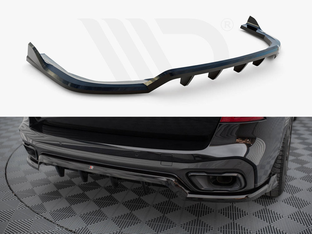 Central Rear Splitter (Vertical Bars) BMW X5 M-Sport G05