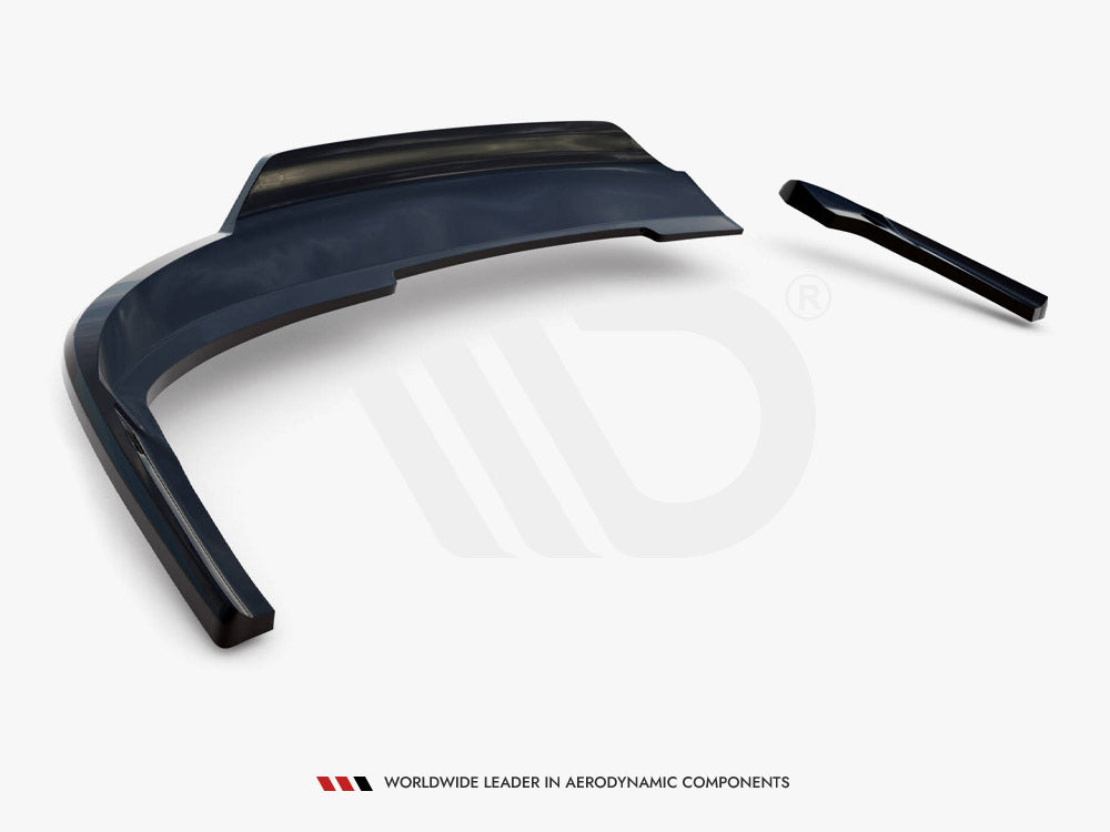 Central Rear Splitter (Vertical Bars) Audi A4 Competition B8 Facelift